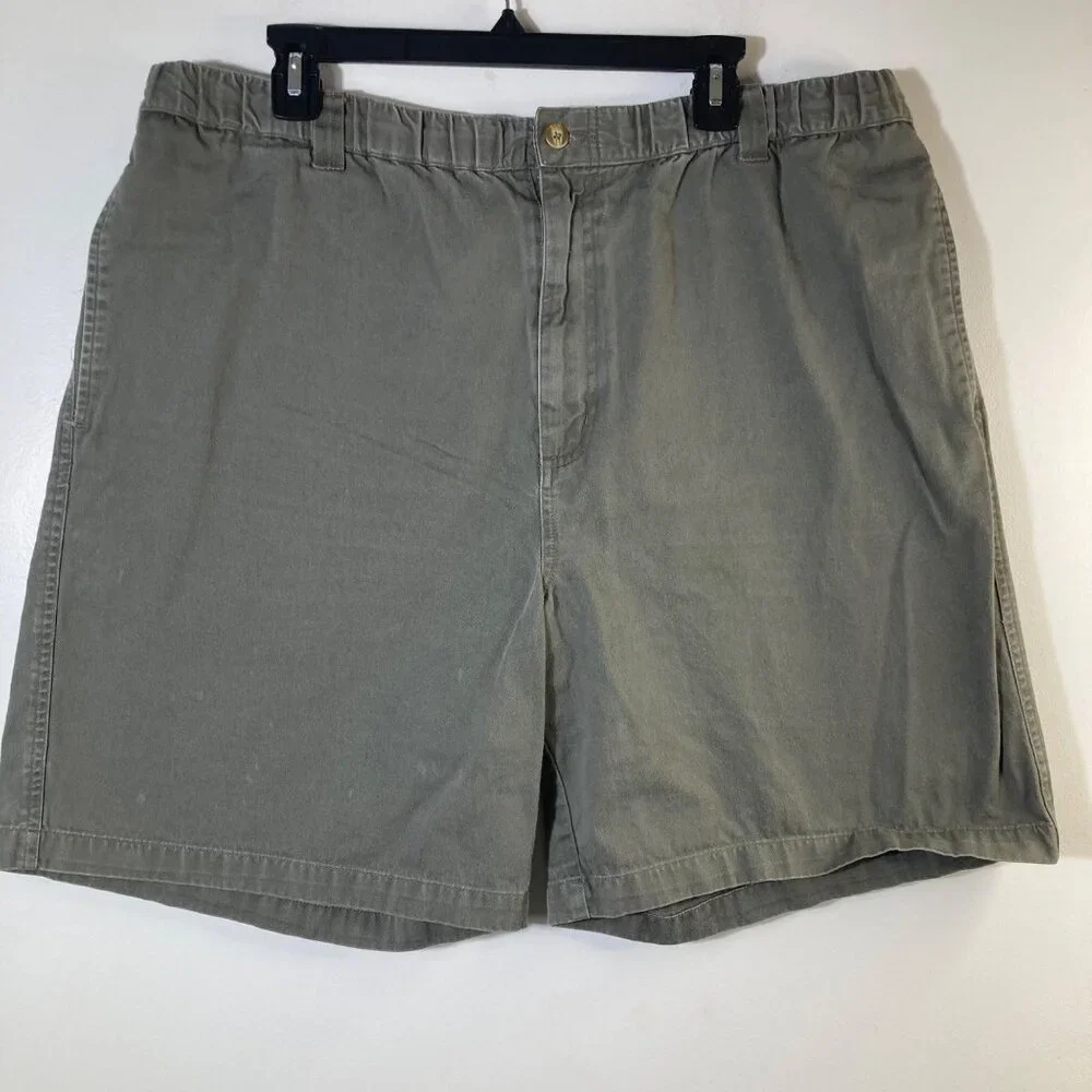 Mens Outer Rim Cotton Shorts Green 40‎ Flaw
